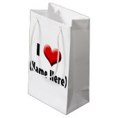 パーソナライズなI愛… 一流のバレンタインデー スモールペーパーバッグ (裏面アングル)