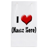 パーソナライズなI愛… 一流のバレンタインデー スモールペーパーバッグ (正面)