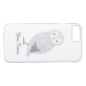 パーソナライズなiPhoneの場合のカスタムでかわいいフクロウのiPhone Case-Mate iPhoneケース (裏面(横))