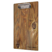 パーソナライズなKnotholesが付いている国木(のど) クリップボード (左)