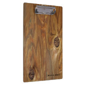 パーソナライズなKnotholesが付いている国木(のど) クリップボード (右)