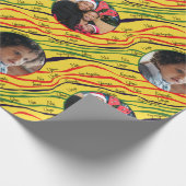 パーソナライズなKwanzaaの休日の写真 ラッピングペーパー (角)