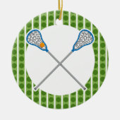 パーソナライズなLaのCrosseのチームオーナメントのギフト セラミックオーナメント (正面)