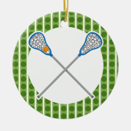 パーソナライズなLaのCrosseのチームオーナメントのギフト セラミックオーナメント