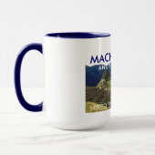 パーソナライズなMachu Picchuのインカ人の道のお祝い マグカップ (左)