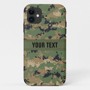 パーソナライズなMarPatデジタルの森林迷彩柄#2 iPhone 11 ケース