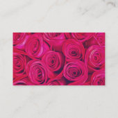 パーソナライズなPinkRosesの名刺、100パック 名刺 (裏面)