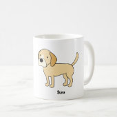 パーソナライズなRubyforniaはクラシックなマグの後をつけます コーヒーマグカップ (正面右)