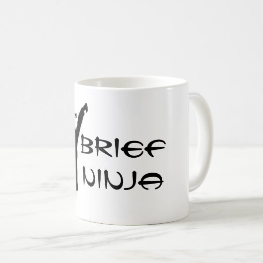 パーソナライズなStenoの短い忍者裁判所の報告 コーヒーマグカップ (正面右)