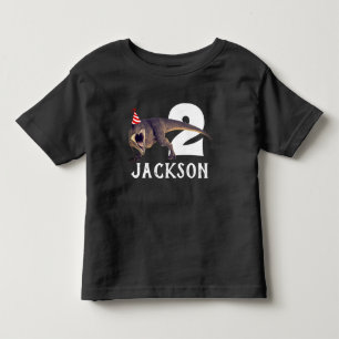 パーソナライズなTレックスの誕生会 トドラーTシャツ