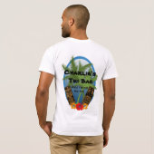 パーソナライズなTikiのバーのワイシャツ Tシャツ (裏面フル)