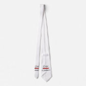 パーソナライズの結び付け私のリーダーが失敗しない ネクタイ (裏面)