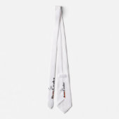 パーソナライズの結び付け私のリーダーが失敗しない ネクタイ (裏面)