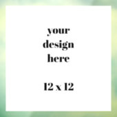 パーソナライズまたはカスタマイズ ウィンドウサイン (シート3)