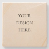 パーソナライズまたはカスタマイズ ストーンコースター (正面)