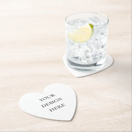 パーソナライズまたはカスタマイズ ペーパーコースター