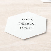 パーソナライズまたはカスタマイズ ペーパーコースター (アングル)