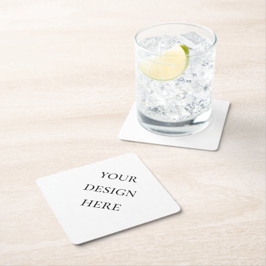 パーソナライズまたはカスタマイズ ペーパーコースター (インサイチュ)