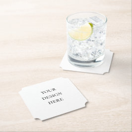 パーソナライズまたはカスタマイズ ペーパーコースター