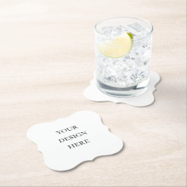 パーソナライズまたはカスタマイズ ペーパーコースター