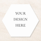 パーソナライズまたはカスタマイズ ペーパーコースター (正面)