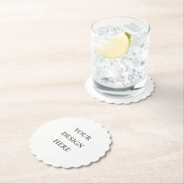 パーソナライズまたはカスタマイズ ペーパーコースター