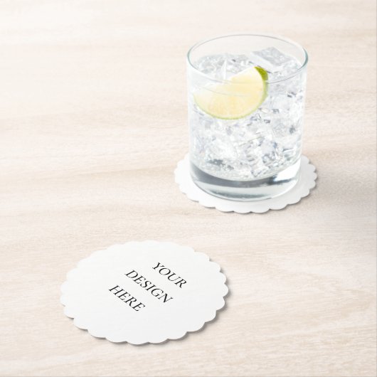 パーソナライズまたはカスタマイズ ペーパーコースター (インサイチュ)