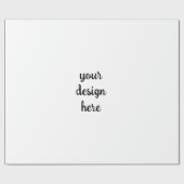 パーソナライズまたはカスタマイズ ラッピングペーパー (フラット)