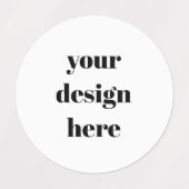 パーソナライズまたはカスタマイズ ラベル (デザイン1)