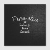 パーソナライズまたはゼロから作成 – 磁気カード (正面)