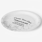 パーソナライズまたは再設計 – 独自の作成 ペーパープレート (アングル)