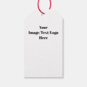 パーソナライズまカスタマイズたは空白のテンプレート ギフトタグ (正面)