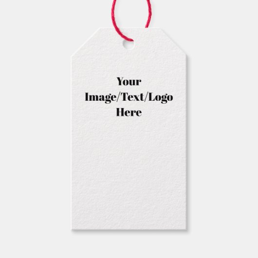 パーソナライズまカスタマイズたは空白のテンプレート ギフトタグ (正面)