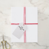 パーソナライズまカスタマイズたは空白のテンプレート ギフトタグ (より糸付き)