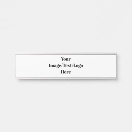 パーソナライズまカスタマイズたは空白のテンプレート サインプレート (正面)