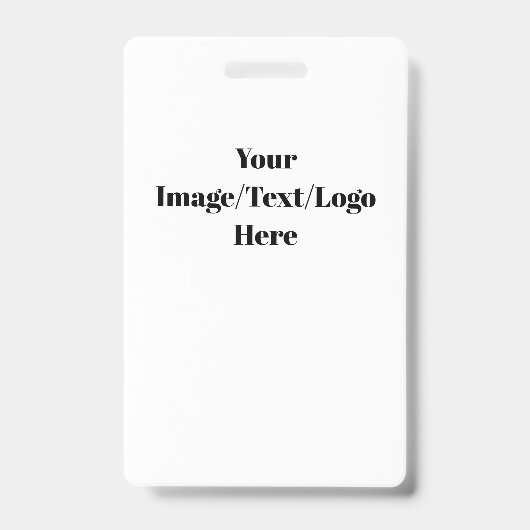 パーソナライズまカスタマイズたは空白のテンプレート バッジ (Front)