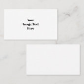 パーソナライズまカスタマイズたは空白のテンプレート 名刺 (正面/裏面)