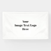パーソナライズまカスタマイズたは空白のテンプレート 横断幕 (横)