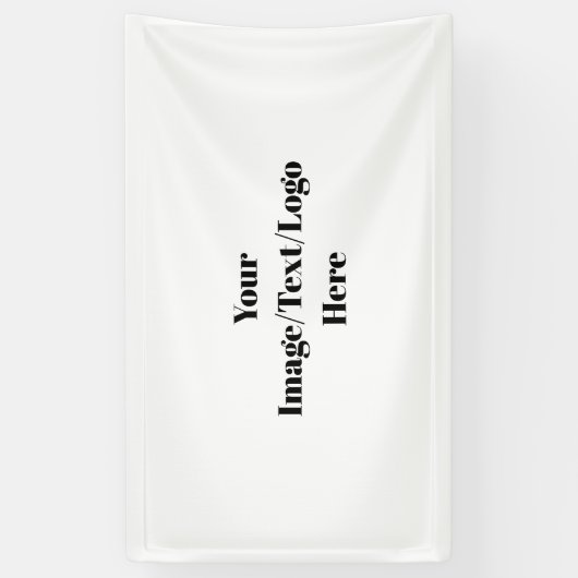 パーソナライズまカスタマイズたは空白のテンプレート 横断幕 (縦)