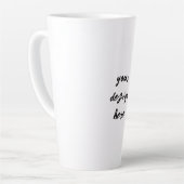 パーソナライズまカスタマイズたは カフェラテマグ (左アングル)