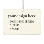 パーソナライズまカスタマイズたは カーエアーフレッシュナー (裏面)