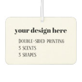 パーソナライズまカスタマイズたは カーエアーフレッシュナー (正面)