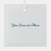 パーソナライズまカスタマイズたは ガラスオーナメント (正面)