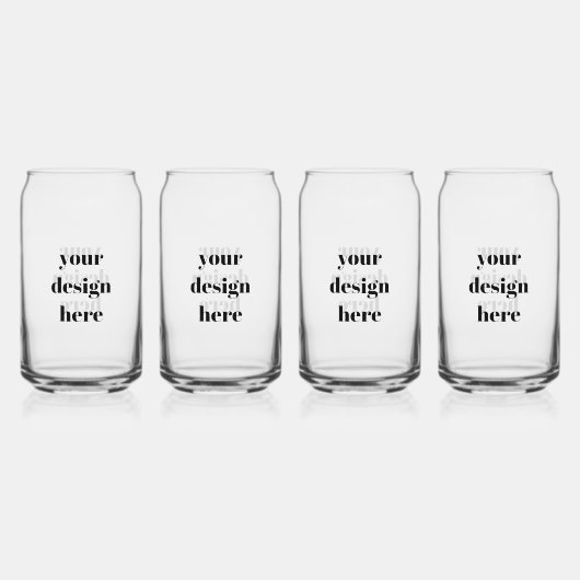 パーソナライズまカスタマイズたは ガラス缶 (正面)