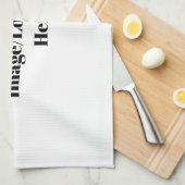 パーソナライズまカスタマイズたは キッチンタオル (四つ折り)