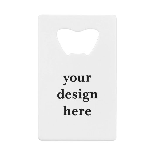 パーソナライズまカスタマイズたは クレジットカード栓抜き (正面)