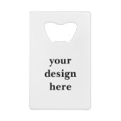 パーソナライズまカスタマイズたは クレジットカード栓抜き (裏面)