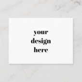 パーソナライズまカスタマイズたは コーリングカード (正面)