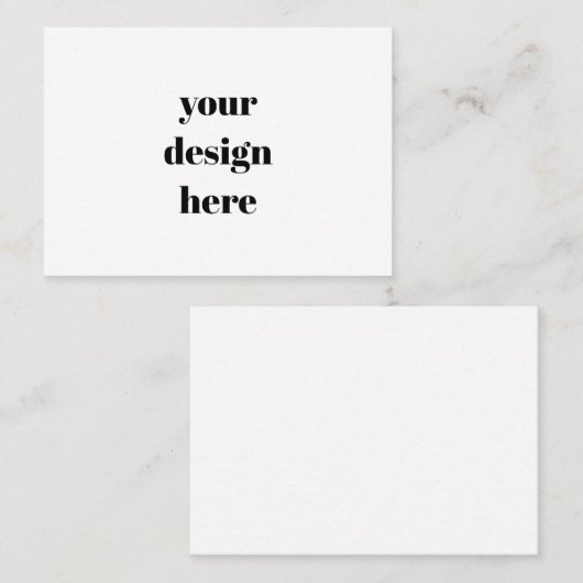 パーソナライズまカスタマイズたは コーリングカード (正面/裏面)