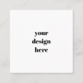 パーソナライズまカスタマイズたは コーリングカード (正面)